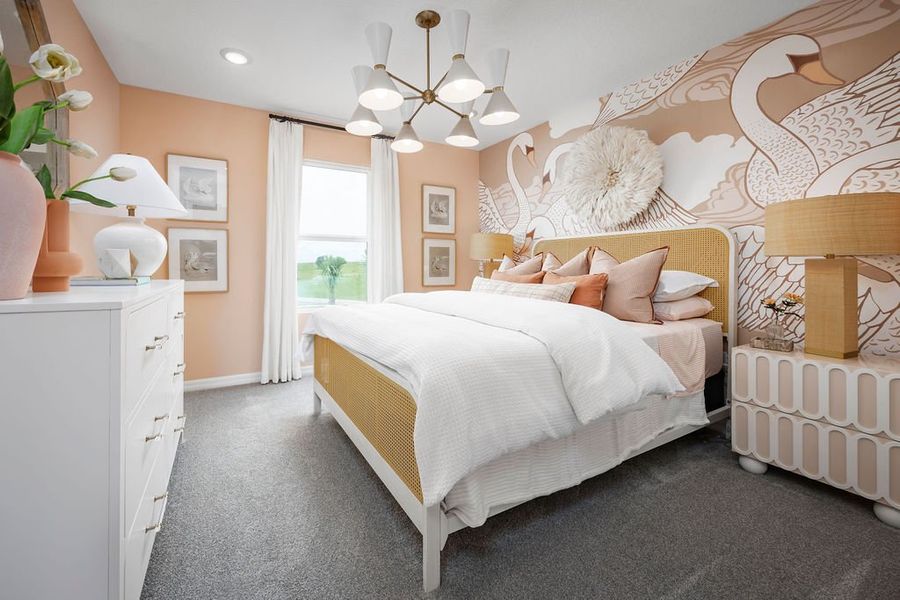 Representative furnished interior of a home built from the Cape by Risewell Homes in Marion Ridge, Haines City (Image 18).