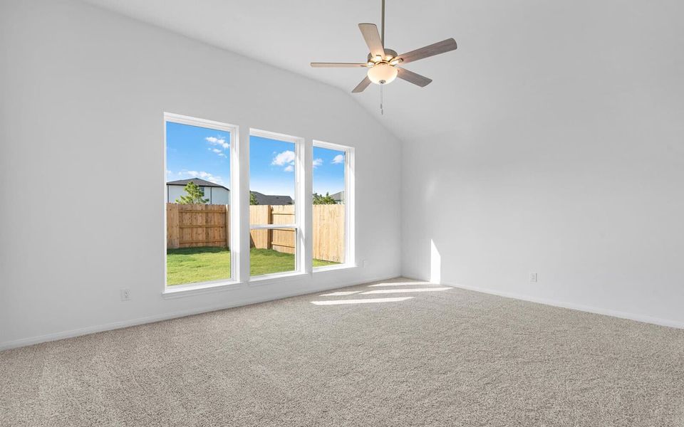 Representative unfurnished interior of a home built from the Suffolk by Brookfield Residential in 50' Traditional Homes at Elyson, Katy (Image 11). Representative unfurnished interior of a home built from the Suffolk by Brookfield Residential in 50' Traditional Homes at Elyson, Katy (Image 11).