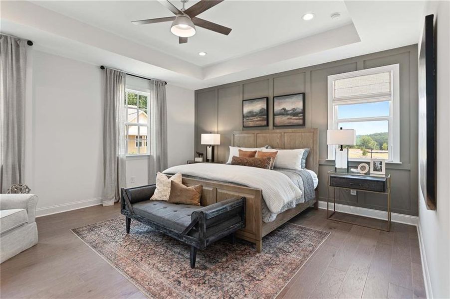 Furnished interior view inside a new home in East Harbor II at Chestatee, Dawsonville (Image 35).