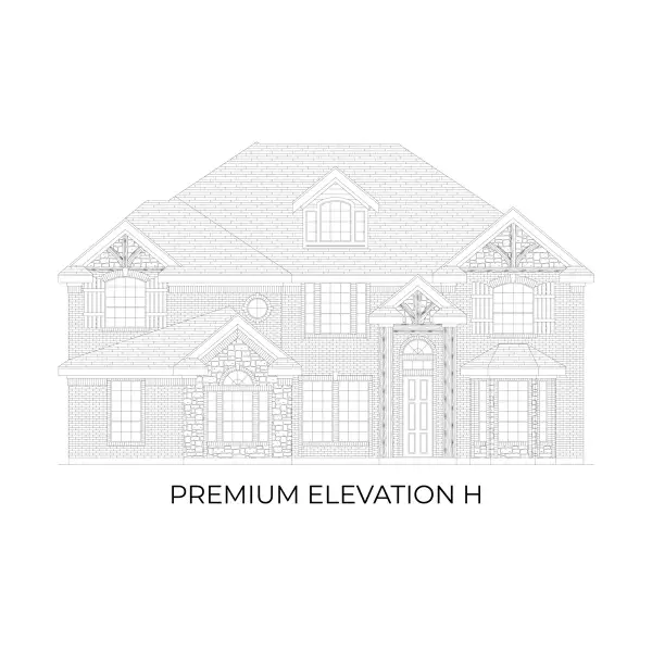 Representative rendering of the exterior for the Stonebriar 2FSW (w/Media) by First Texas Homes (Image 12). Representative rendering of the exterior for the Stonebriar 2FSW (w/Media) by First Texas Homes (Image 12).