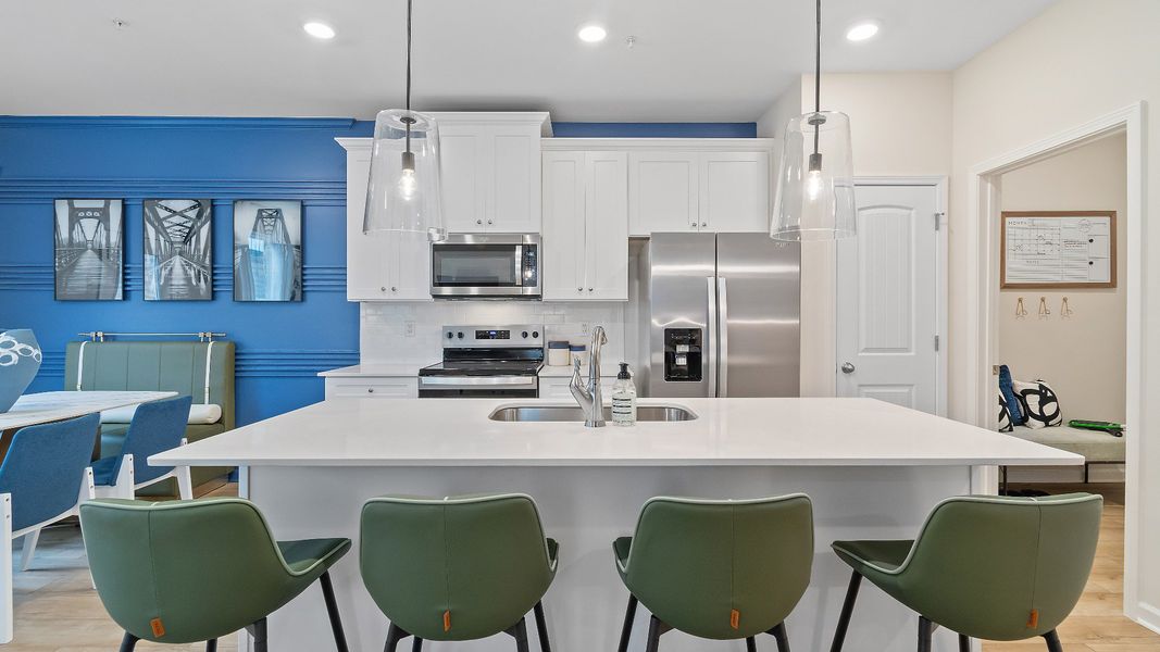Furnished interior view inside a new home in Auburn Ridge, Riverdale (Image 7). Furnished interior view inside a new home in Auburn Ridge, Riverdale (Image 7).