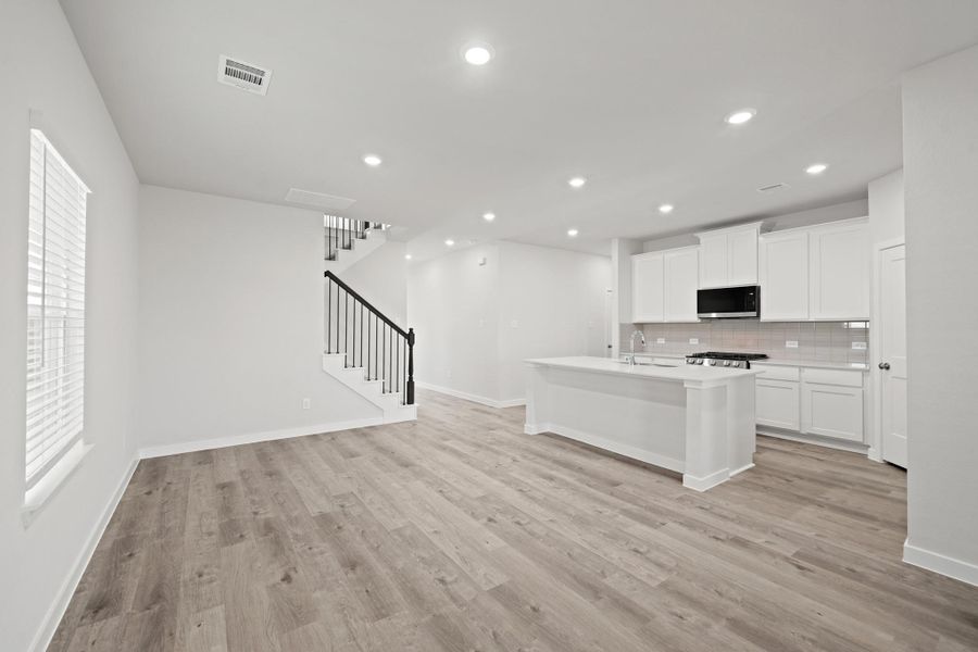Furnished interior view inside a new home in Paloma at Sanford Farms, Waller (Image 11).