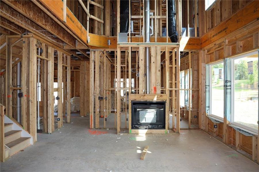 In-progress construction of a new home in Meadow Brook Farms, Cumming, GA (Image 7).