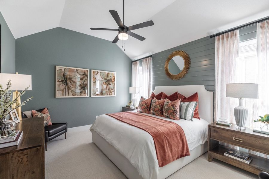 Representative Primary Bedroom - some options shown