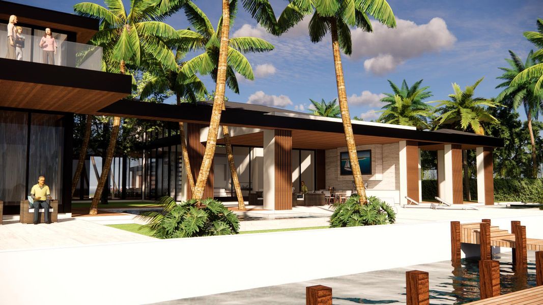 Exterior details and patio area of a home in , Palm Beach Gardens (Image 10).