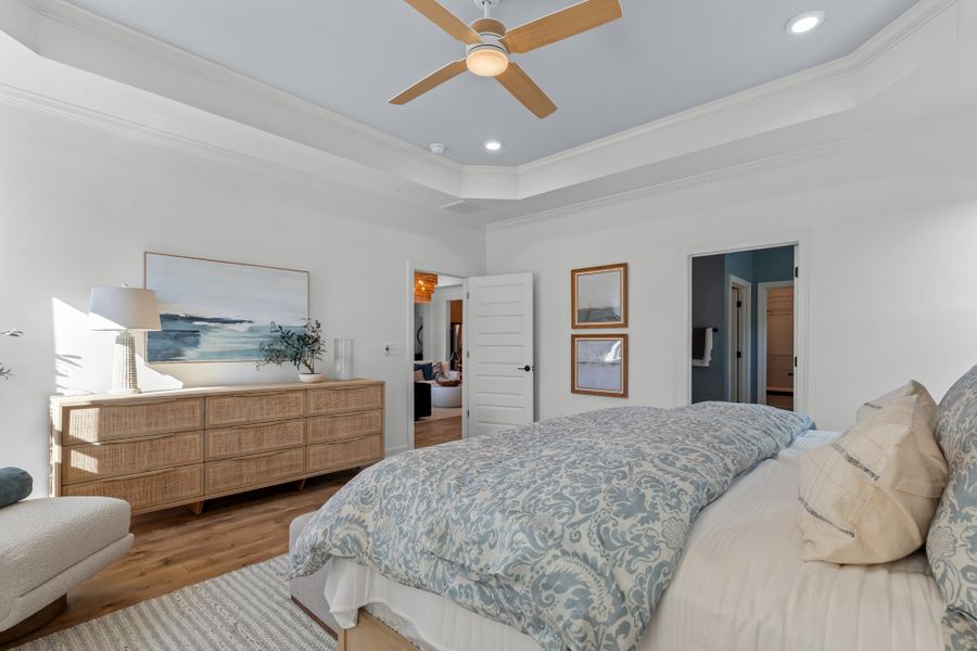 Representative furnished interior of a home built from the The Surfrider by Chesapeake Homes in Coastal Club of the Carolinas, Calabash (Image 48).