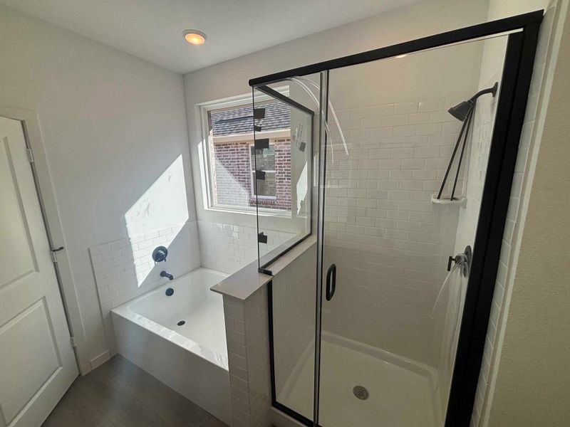 Primary Bathroom Construction Progress featuring the Oxford Collection Primary Bathroom Construction Progress featuring the Oxford Collection