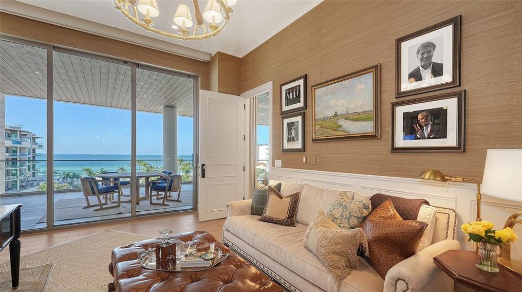 Furnished interior view inside a new home in , Longboat Key (Image 18). Furnished interior view inside a new home in , Longboat Key (Image 18).