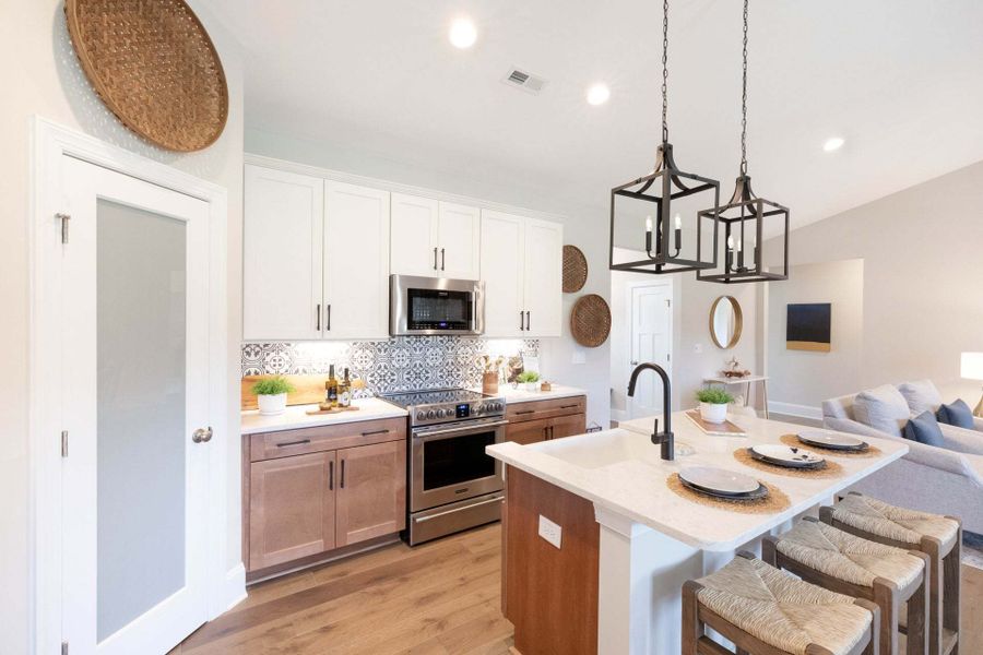 Representative furnished interior of a home built from the Carver by Caviness & Cates Communities in Maggie Way, Wendell (Image 108).