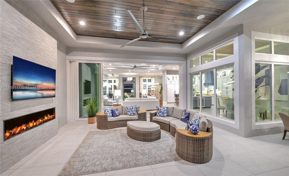 Furnished interior view inside a new home in Westlake Executive, Ormond Beach (Image 22).