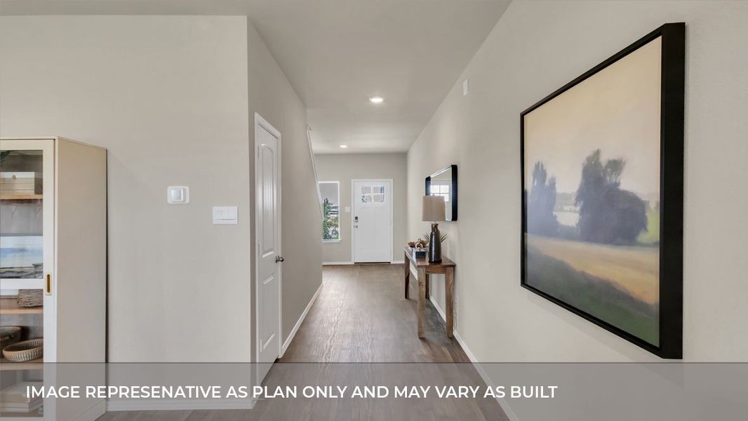 Furnished interior view inside a new home in Trails at Wildhorse, Austin (Image 7).