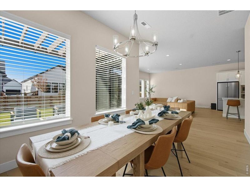 Furnished interior view inside a new home in Pelican Shores at Water Valley, Windsor (Image 27).