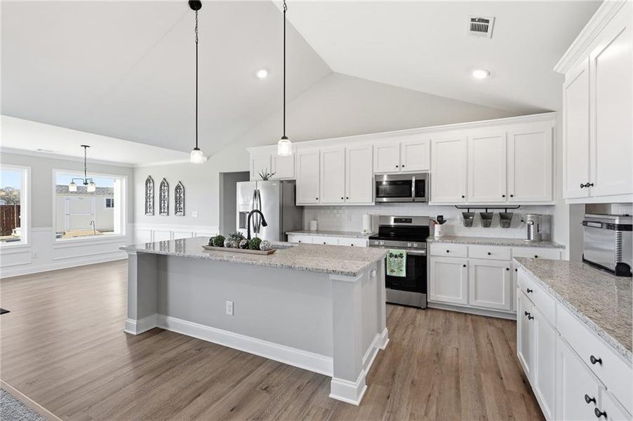 Furnished interior view inside a new home in , Winder (Image 9). Furnished interior view inside a new home in , Winder (Image 9).