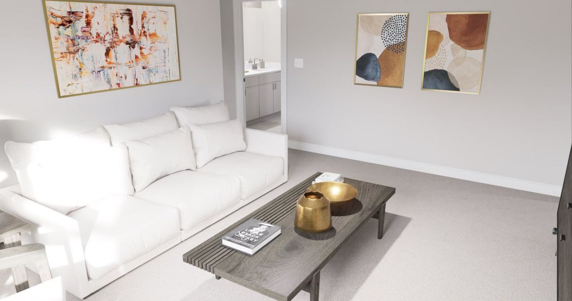 Furnished interior view inside a new home in Oxford Station, Gallatin (Image 9).