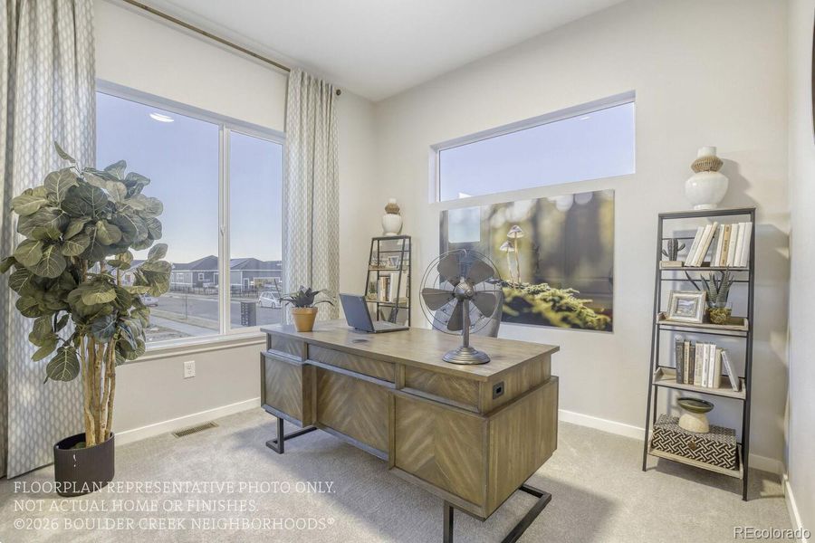 Furnished interior view inside a new home in , Fort Collins (Image 9).