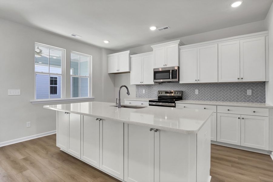 Furnished interior view inside a new home in Grand Park, Leland (Image 6).