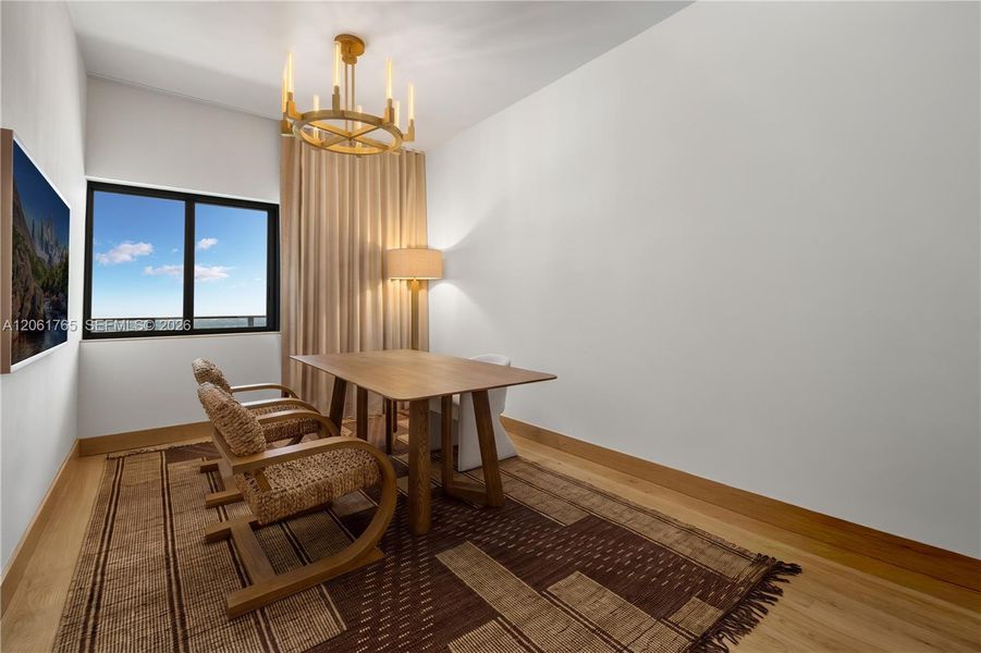 Furnished interior view inside a new home in , Miami (Image 15). Furnished interior view inside a new home in , Miami (Image 15).