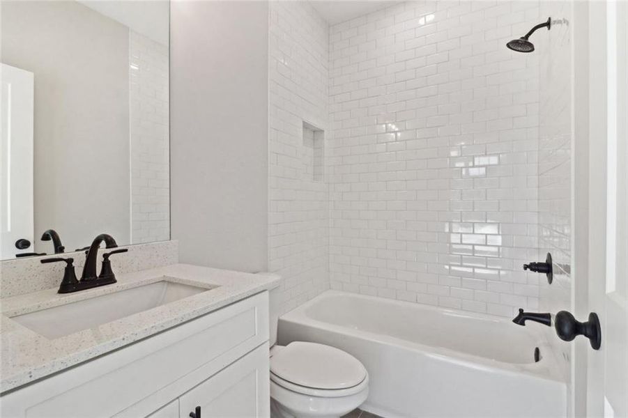 Furnished interior view inside a new home in , Atlanta (Image 13). Furnished interior view inside a new home in , Atlanta (Image 13).
