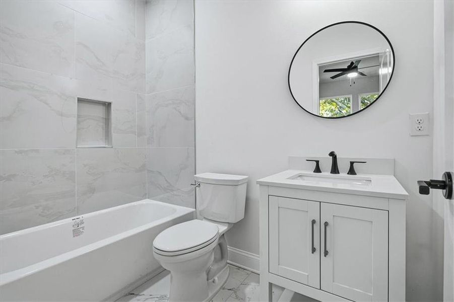 Furnished interior view inside a new home in , Atlanta (Image 7).