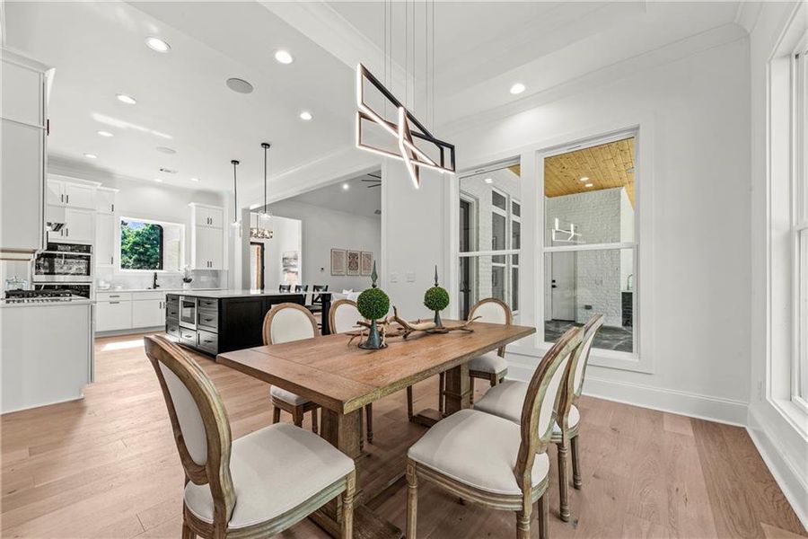 Furnished interior view inside a new home in , Greensboro (Image 38).