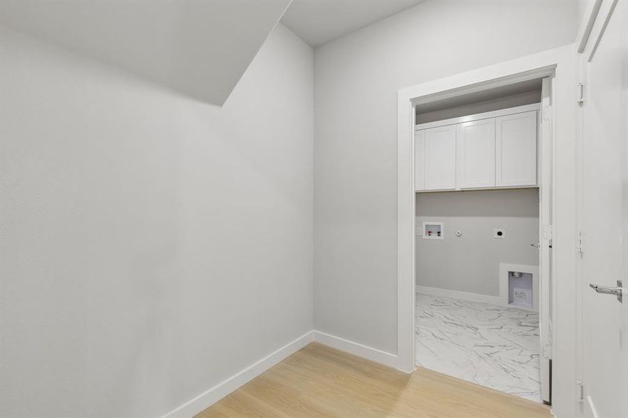 Utility Room in the Winters home plan by Trophy Signature Homes – REPRESENTATIVE PHOTO Utility Room in the Winters home plan by Trophy Signature Homes – REPRESENTATIVE PHOTO