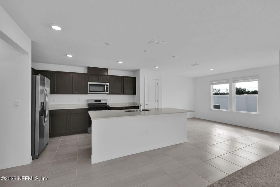 Furnished interior view inside a new home in Wells Landing, Jacksonville (Image 6). Furnished interior view inside a new home in Wells Landing, Jacksonville (Image 6).
