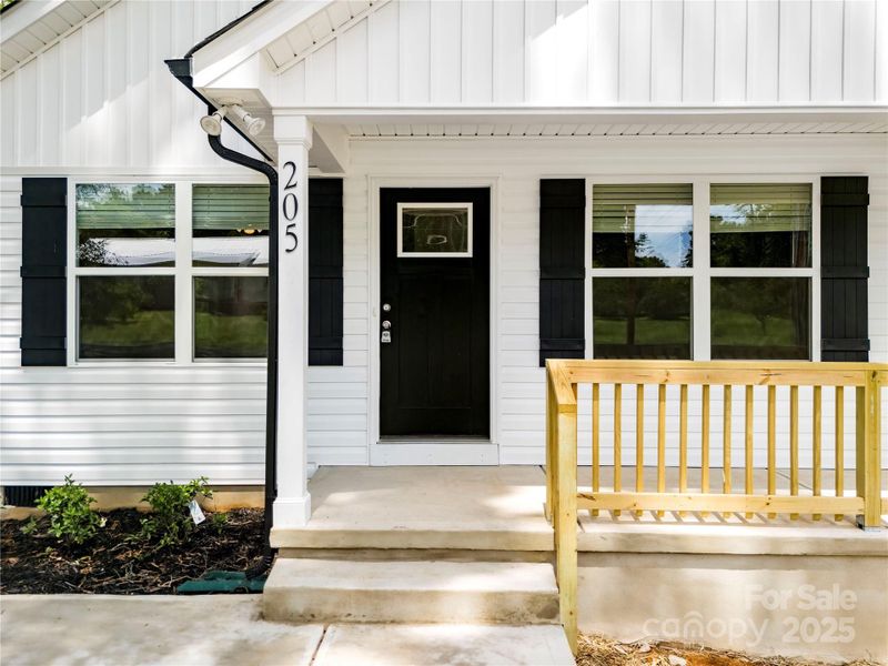 Exterior details and patio area of a home in , Albemarle (Image 3).