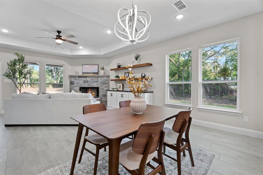 Furnished interior view inside a new home in , Gainesville (Image 13). Furnished interior view inside a new home in , Gainesville (Image 13).