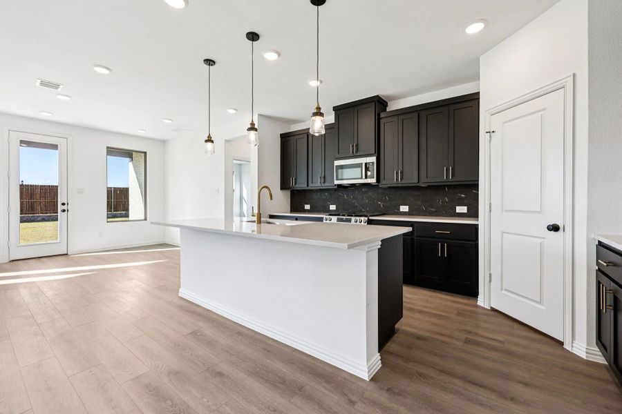 Kitchen featuring the Noir Collection