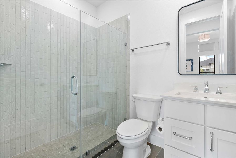 Furnished interior view inside a new home in , Spring (Image 48).