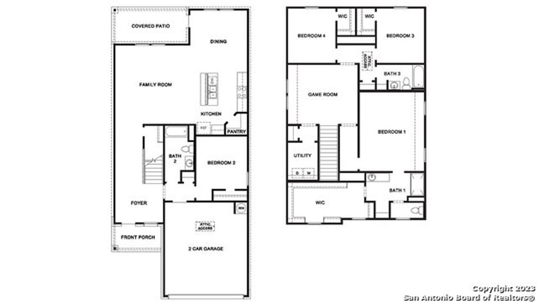 2D floor plan layout of this home in Redbird Ranch, San Antonio, TX (Image 2). 2D floor plan layout of this home in Redbird Ranch, San Antonio, TX (Image 2).