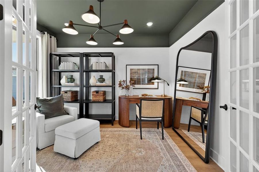 Furnished interior view inside a new home in Del Webb Chateau Elan, Hoschton (Image 4).