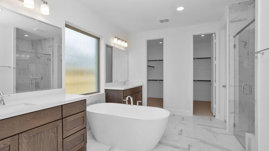 Furnished interior view inside a new home in Katy Court 70', Katy (Image 4). Furnished interior view inside a new home in Katy Court 70', Katy (Image 4).