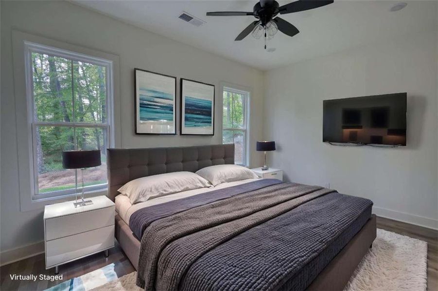 Furnished interior view inside a new home in , Monticello (Image 16). Furnished interior view inside a new home in , Monticello (Image 16).