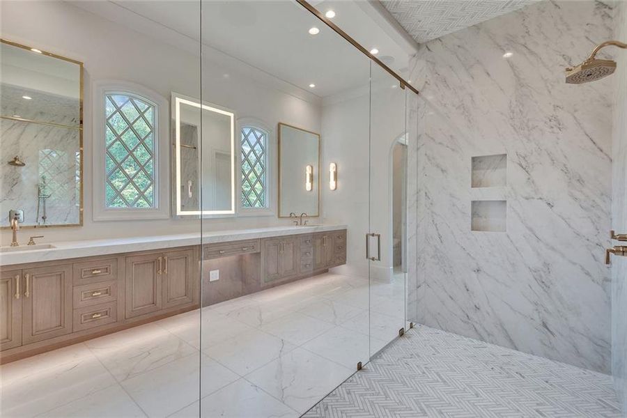 Furnished interior view inside a new home in , Alpharetta (Image 43).
