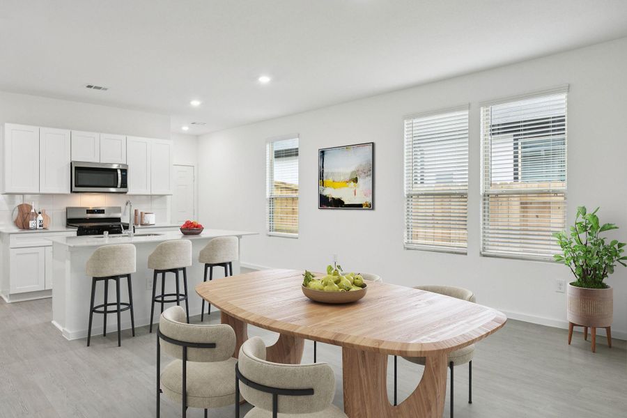 Furnished interior view inside a new home in Crosby Farms, Crosby (Image 8).