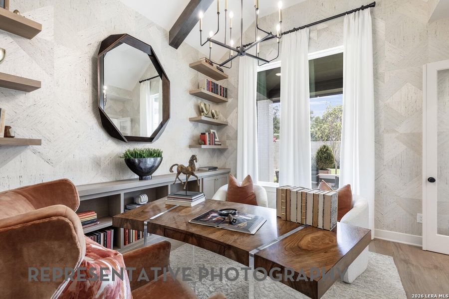 Furnished interior view inside a new home in La Cima, San Marcos (Image 3).
