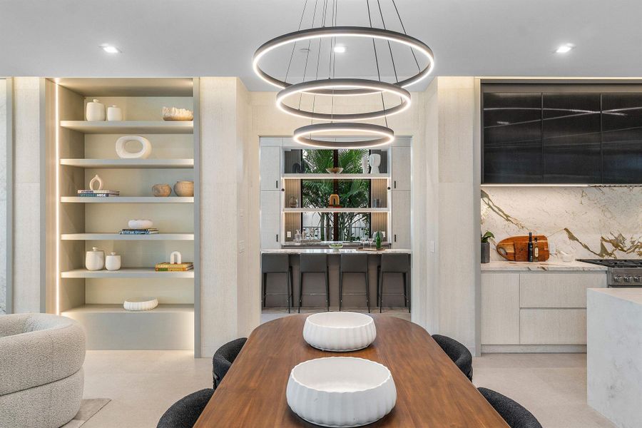 Furnished interior view inside a new home in , Delray Beach (Image 48).