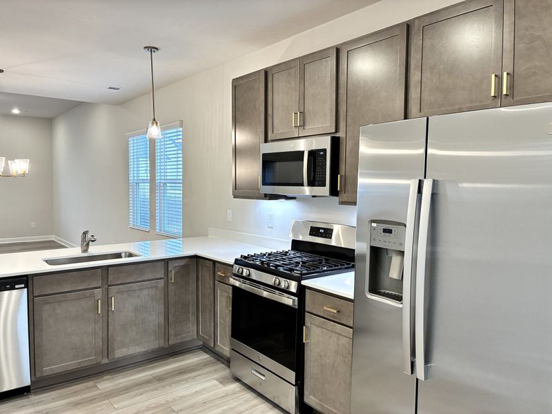 Furnished interior view inside a new home in Reidville Town Center, Reidville (Image 7).