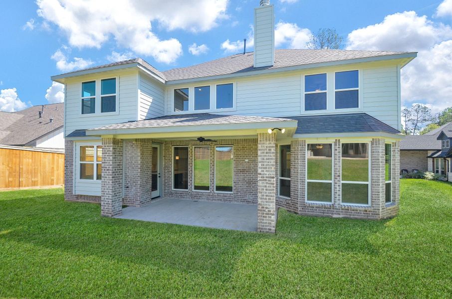 Exterior details and patio area of a home in Mostyn Manor Reserve, Magnolia (Image 4).