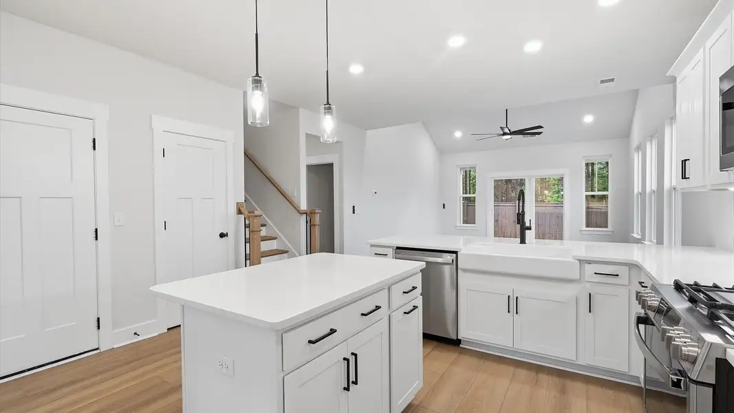 Furnished interior view inside a new home in Barton Hollow Single Family Homes, Fountain Inn (Image 8).