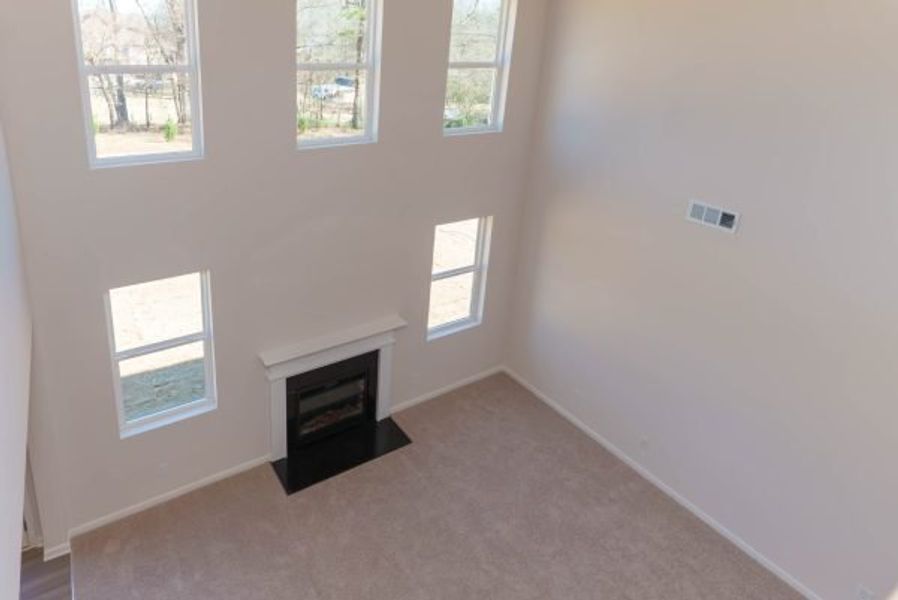 Representative unfurnished interior of a home built from the Clayton by Piedmont Residential in Hampton Ridge, Jefferson (Image 43).