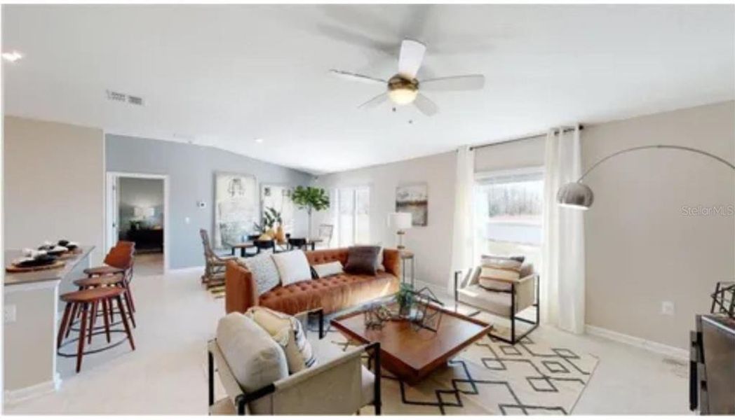 Furnished interior view inside a new home in Astonia: Estate Collection, Davenport (Image 3).