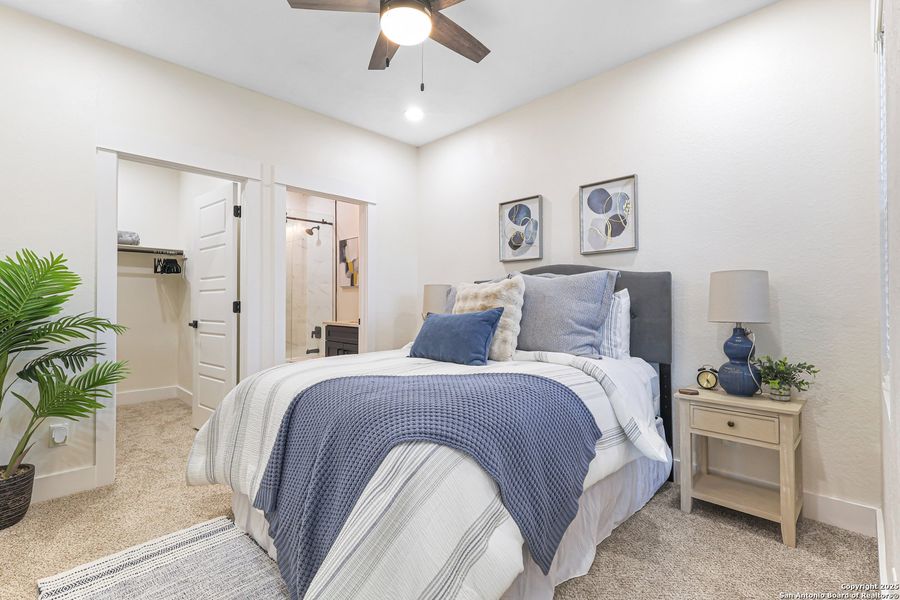 Furnished interior view inside a new home in , San Antonio (Image 4). Furnished interior view inside a new home in , San Antonio (Image 4).