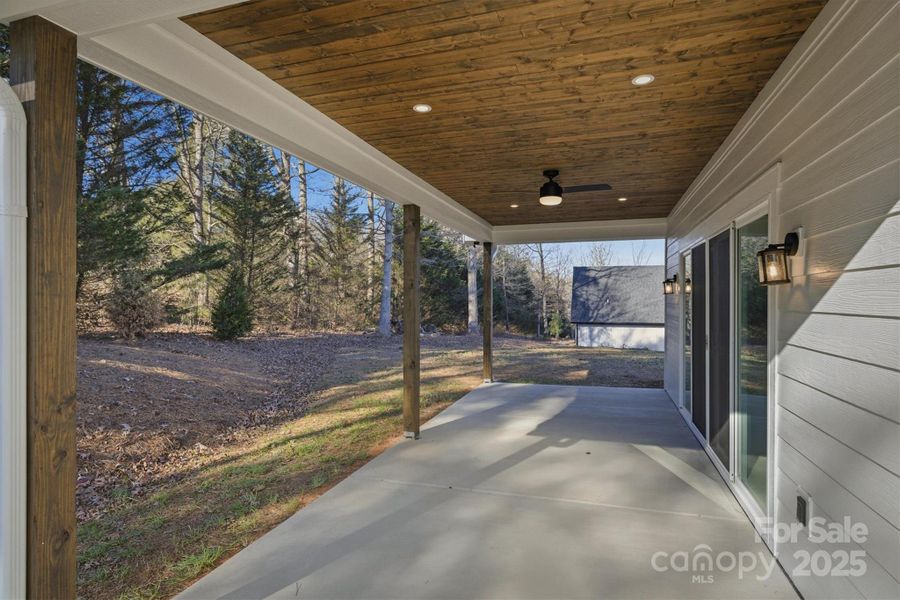 Exterior details and patio area of a home in , Morganton (Image 24).