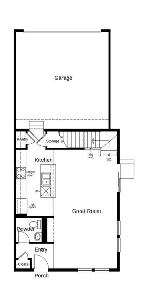 2D floor plan layout of this home in Turnberry Villas, Commerce City, CO (Image 3).