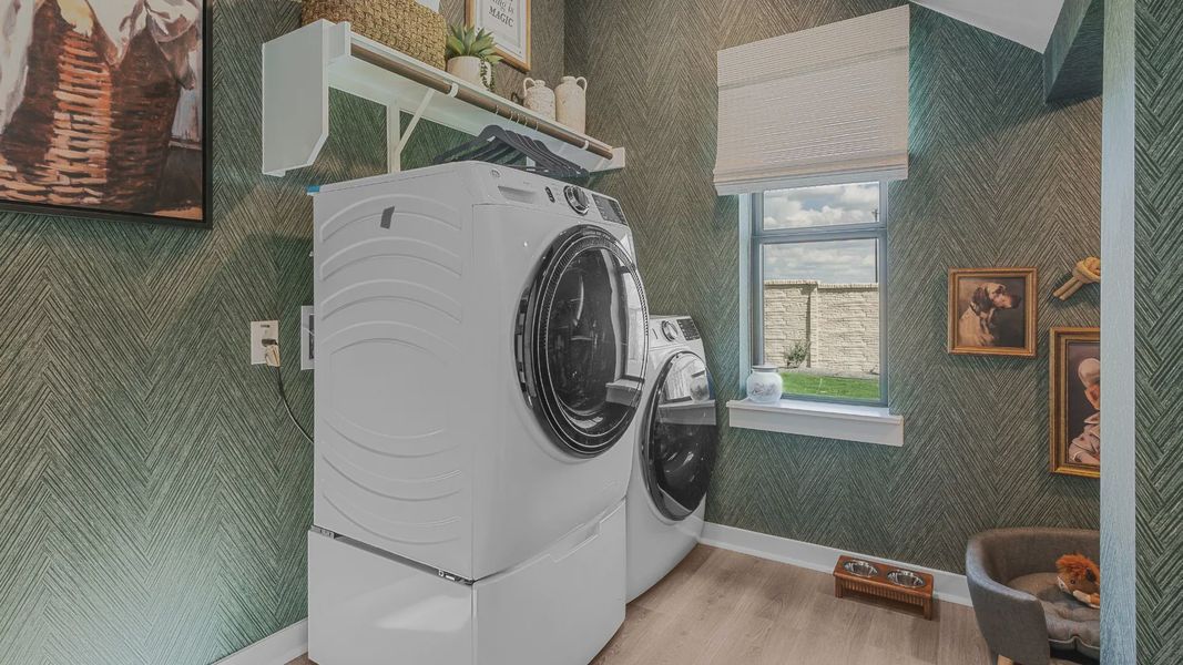 Furnished interior view inside a new home in Newhaven, Manor (Image 26).