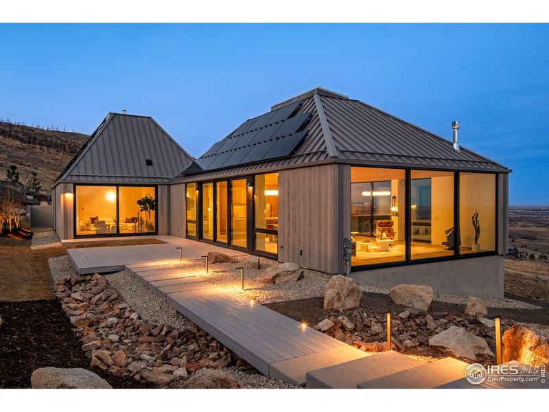 Exterior details and patio area of a home in , Boulder (Image 22).