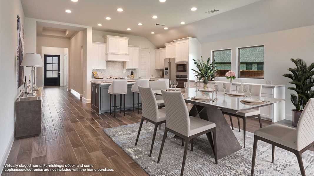 Furnished interior view inside a new home in Two Step Farm, Montgomery (Image 5).