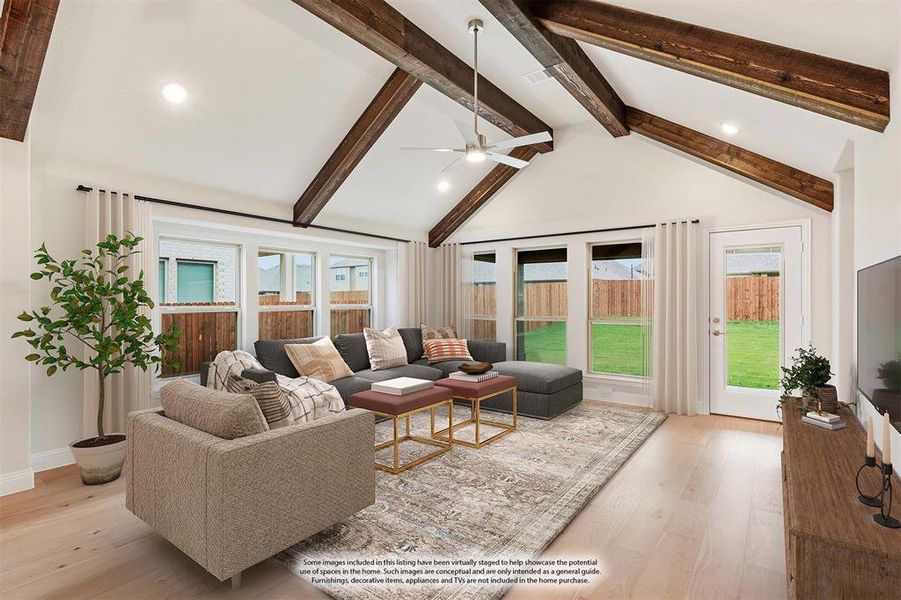 Furnished interior view inside a new home in Hampton Park, Glenn Heights (Image 16).